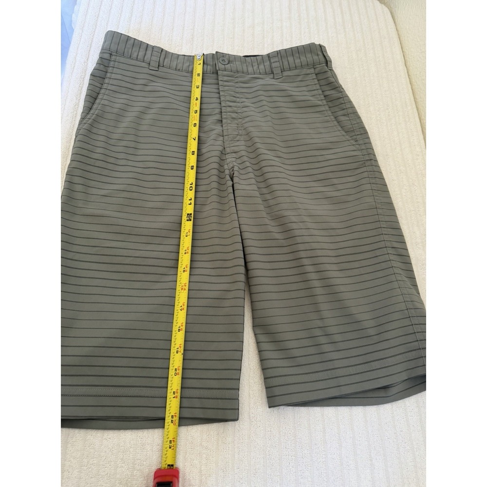 Nike Golf 30 Gray Stripe Dri Fit Stretch Golf Shorts Performance - Picture 9 of 15